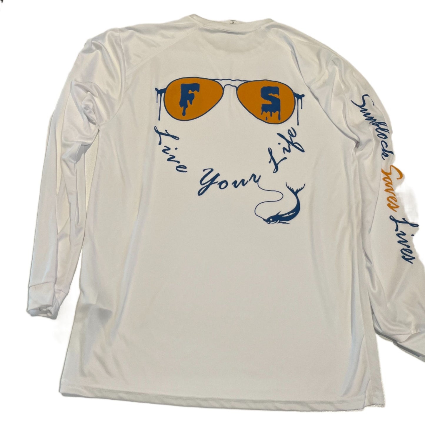 Live Your Life UPF 50+ Boat Style Tee